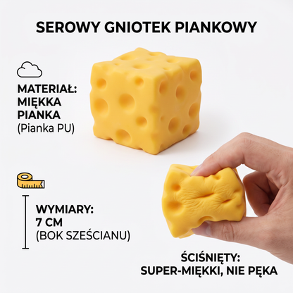 Viralowy Gniotek Ser (Wersja Wazelina i Pianka)
