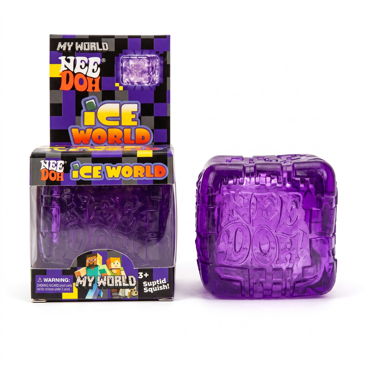 NeeDoh x MINECRAFT Ice World - Kostka antystresowa