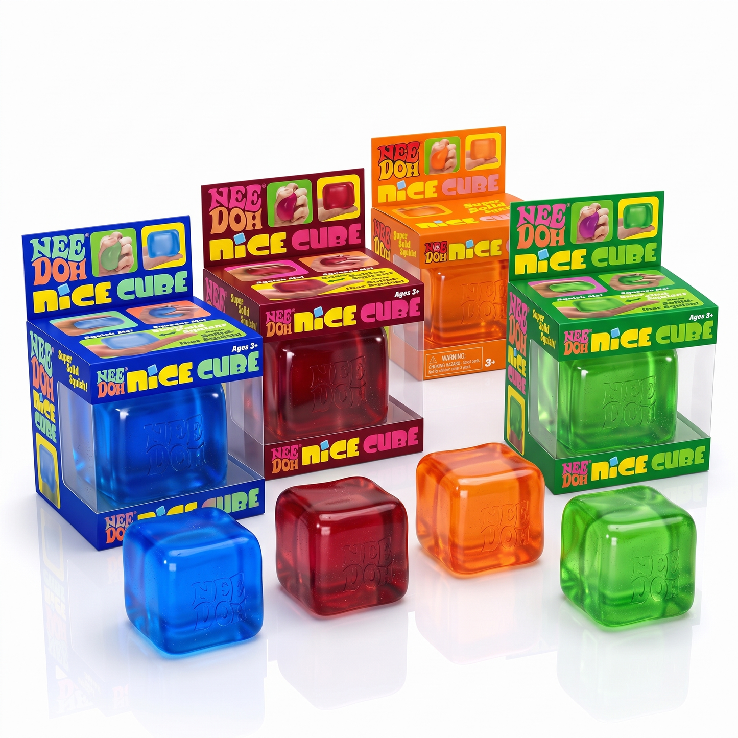 NeeDoh Nice Cube | Oryginalne Gniotki Kostki Lodu
